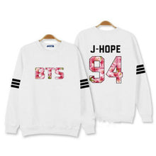 BTS Print Sweatshirt Women Pullovers Slim Kpop Couple Clothes