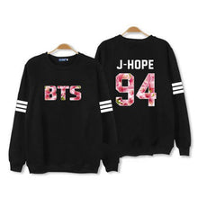 BTS Print Sweatshirt Women Pullovers Slim Kpop Couple Clothes