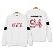 BTS Print Sweatshirt Women Pullovers Slim Kpop Couple Clothes